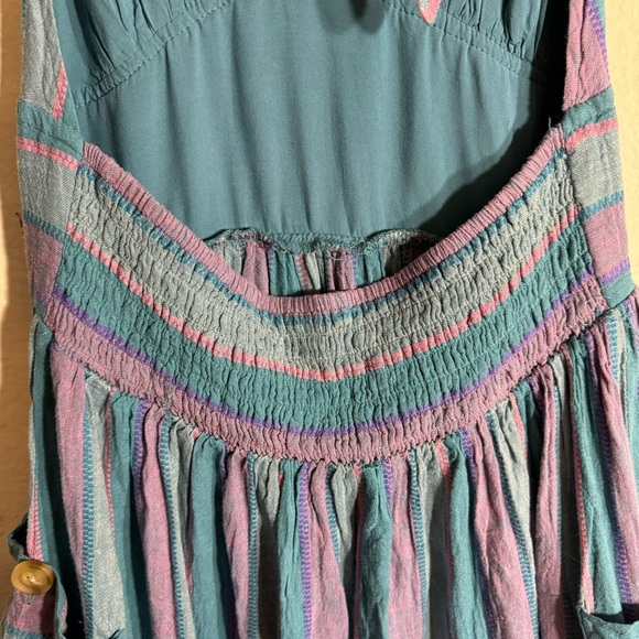 NWT UO Betsey Linen Halter Midi Dress - Picture 12 of 16